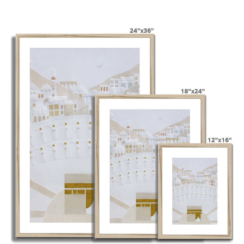 Makkah 1 | Raeda Ashour Framed & Mounted Print