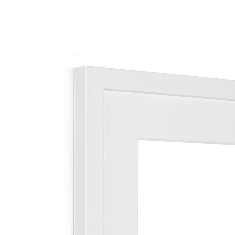Abstracted Letters Framed Print | Mohammed Abdel Aziz