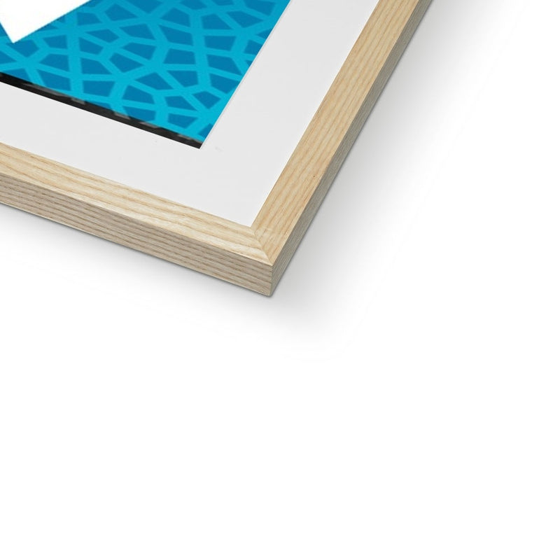 Abstracted Letters Framed Print | Mohammed Abdel Aziz
