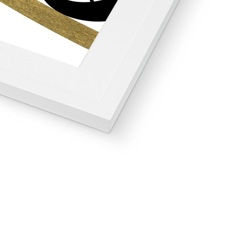 Black and Gold Framed Print | Mohammed Abdel Aziz