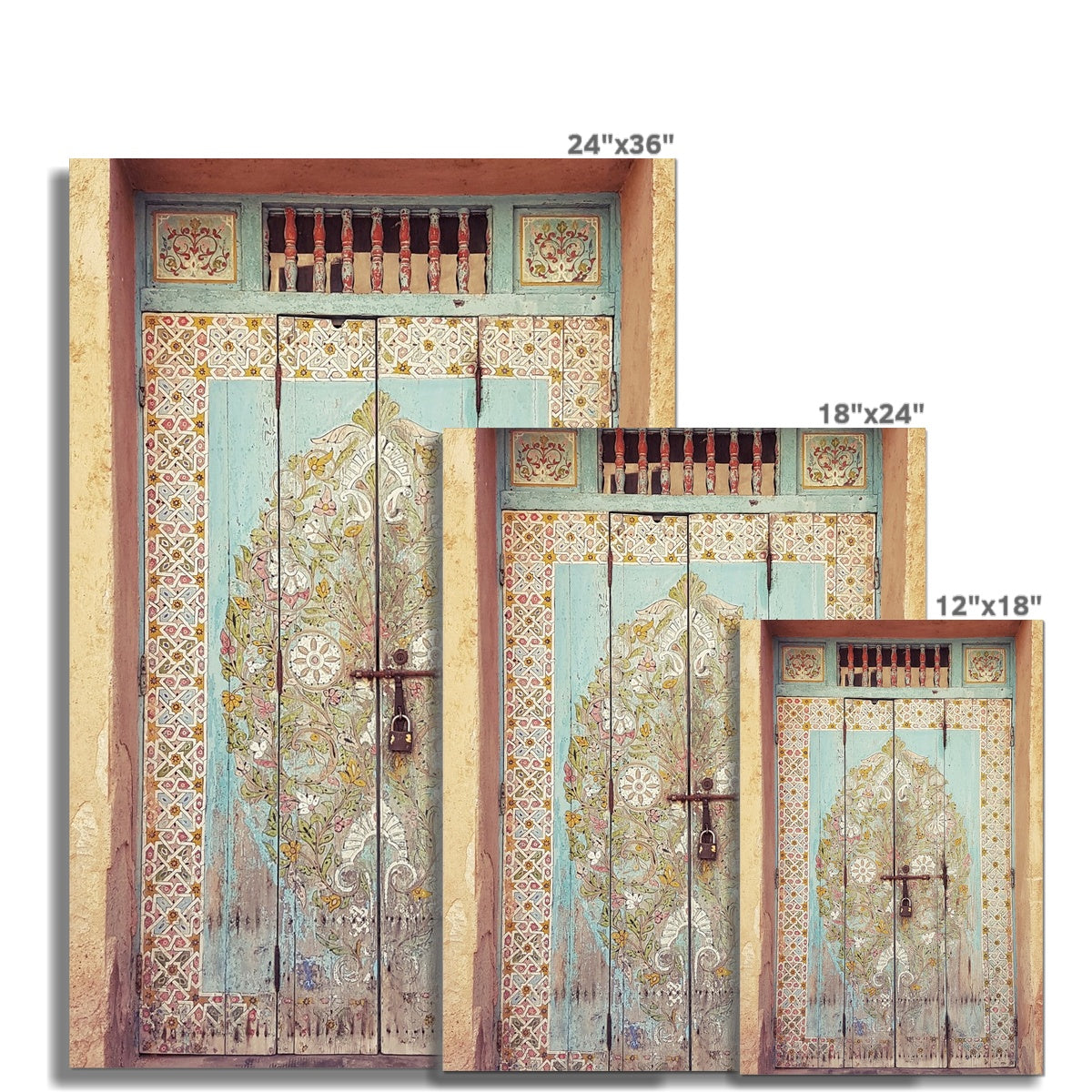Painted Door Art Print | Abu Ayyub