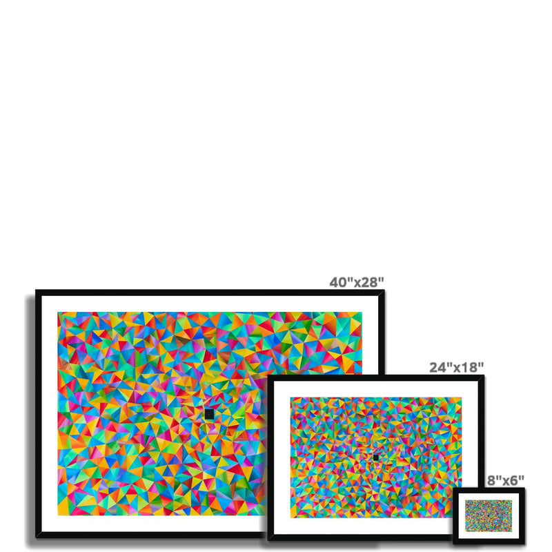 Diversity - Origami Framed & Mounted Print
