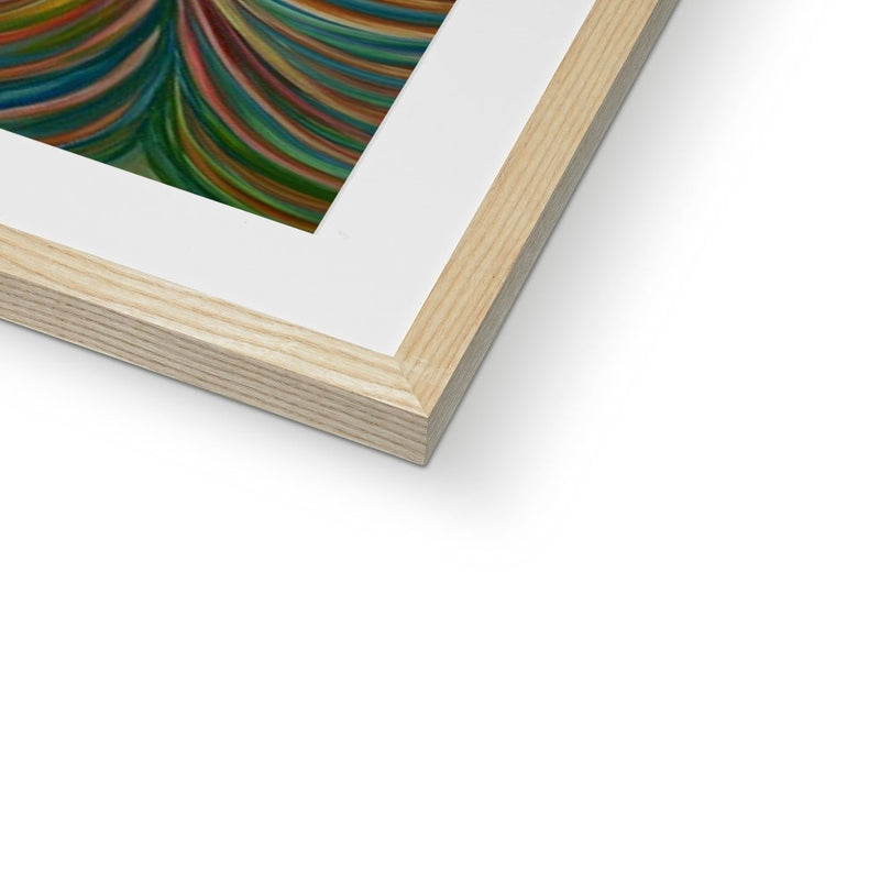 Allah Swirl Framed Print | Siddiqa Juma