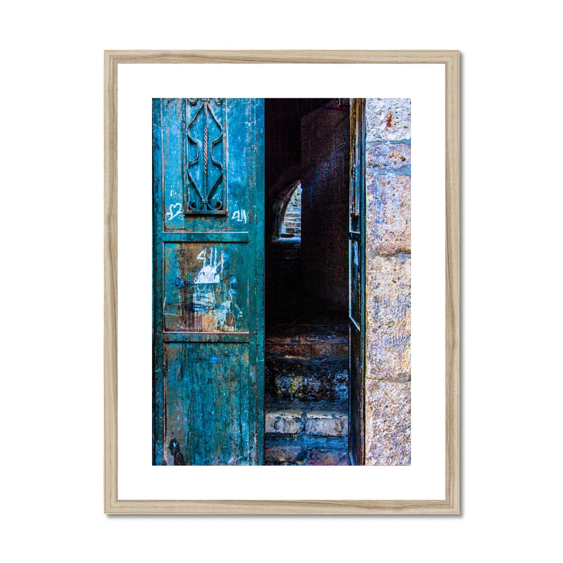 Blue Door Framed Print | Sara Russell