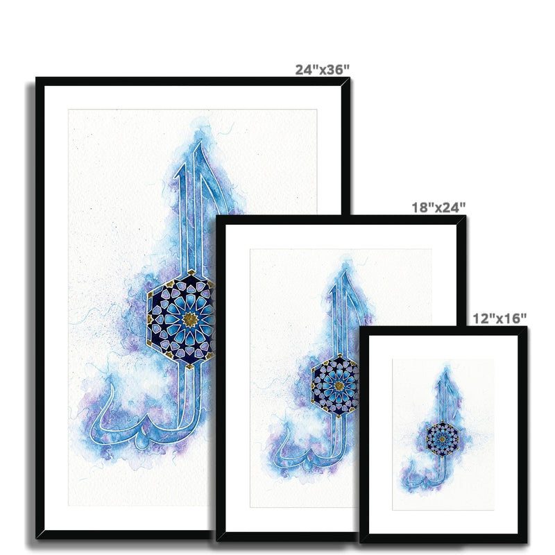 Alif Laam Meem Framed Print | Maaida Noor