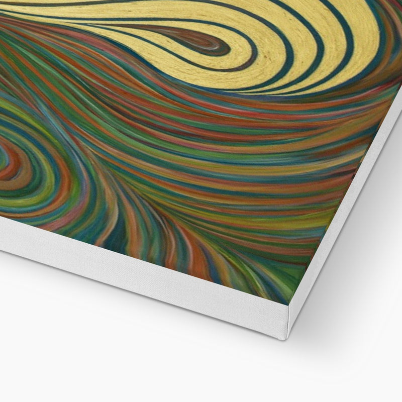 Allah Swirl Canvas | Siddiqa Juma