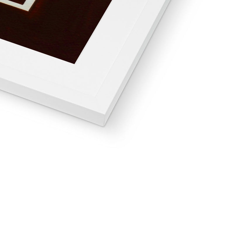 Square of Chocolate Framed Print | Marido Coulon