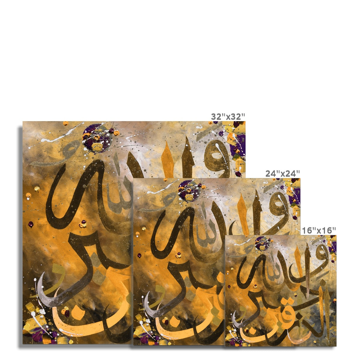 Calligraphy X2 Art Print | Irfan Mirza