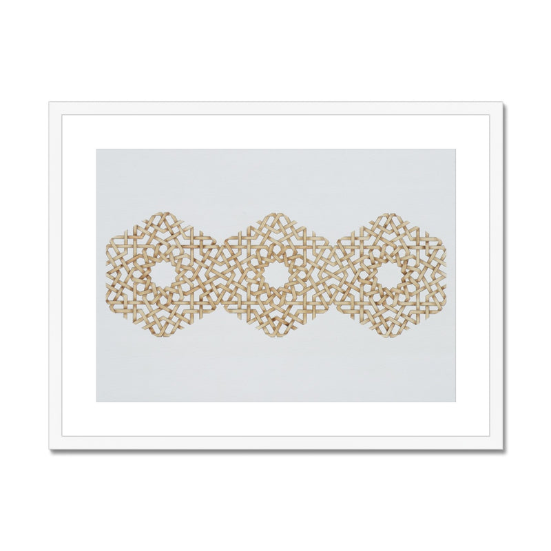 Trihexagon Framed Print | Marido Coulon