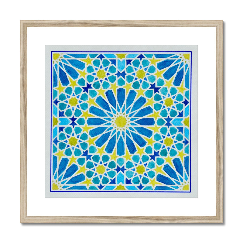 Turquoise Framed Print | Marido Coulon