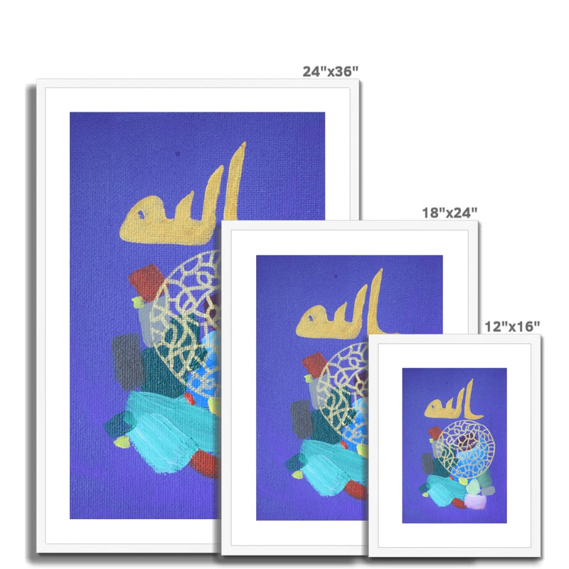 Allah Framed Print | Ayrat Khismatullin