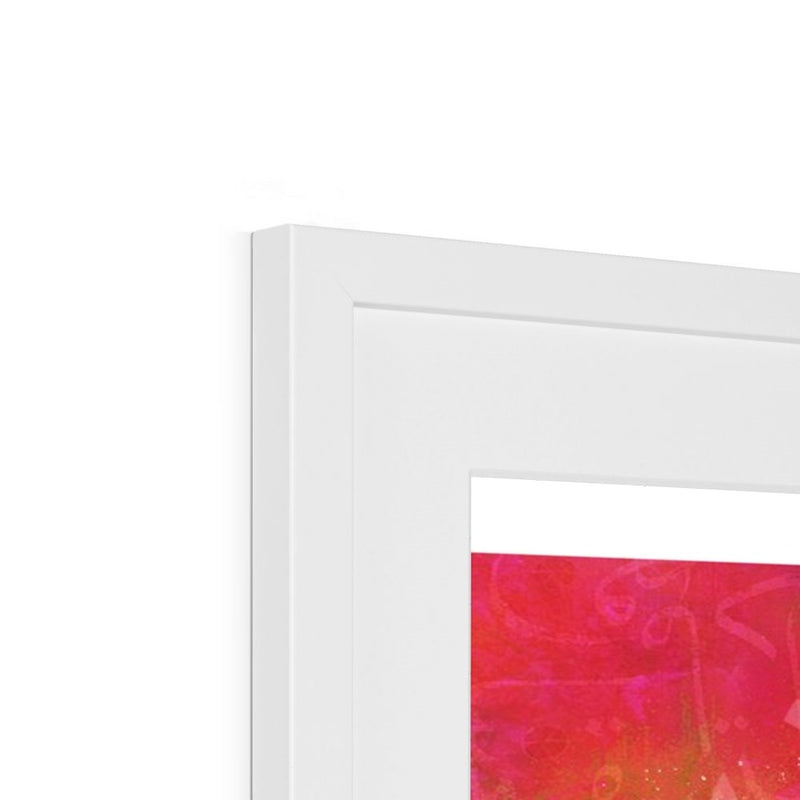 Calligraffiti Square Framed Print | Teakster