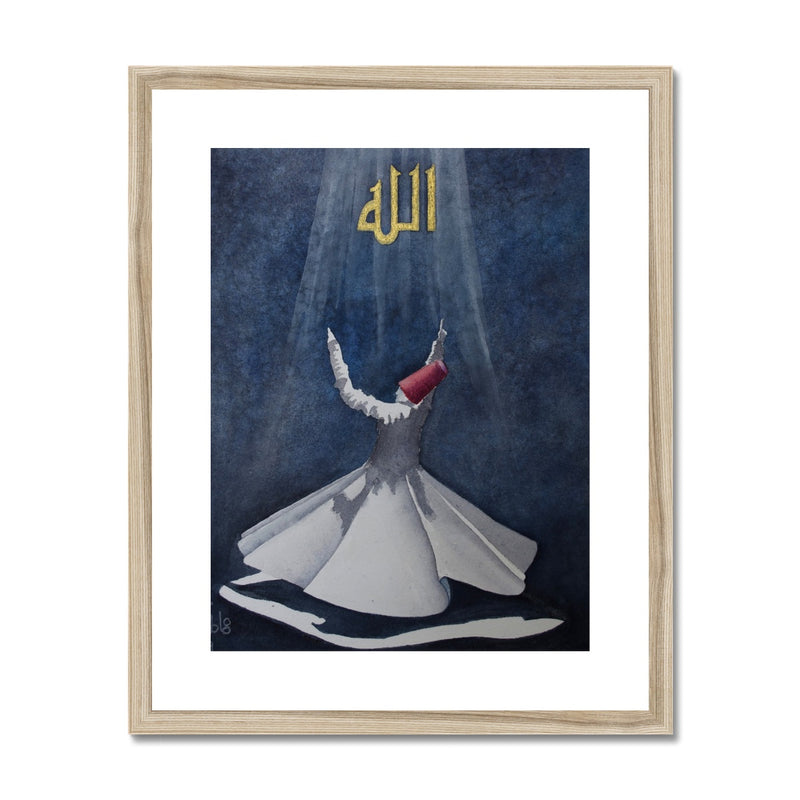 Sufi Light Framed Print | Fatimah Agha