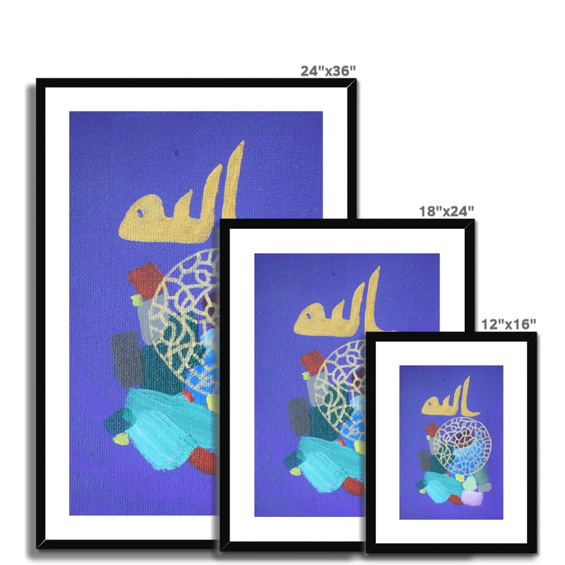 Allah Framed Print | Ayrat Khismatullin