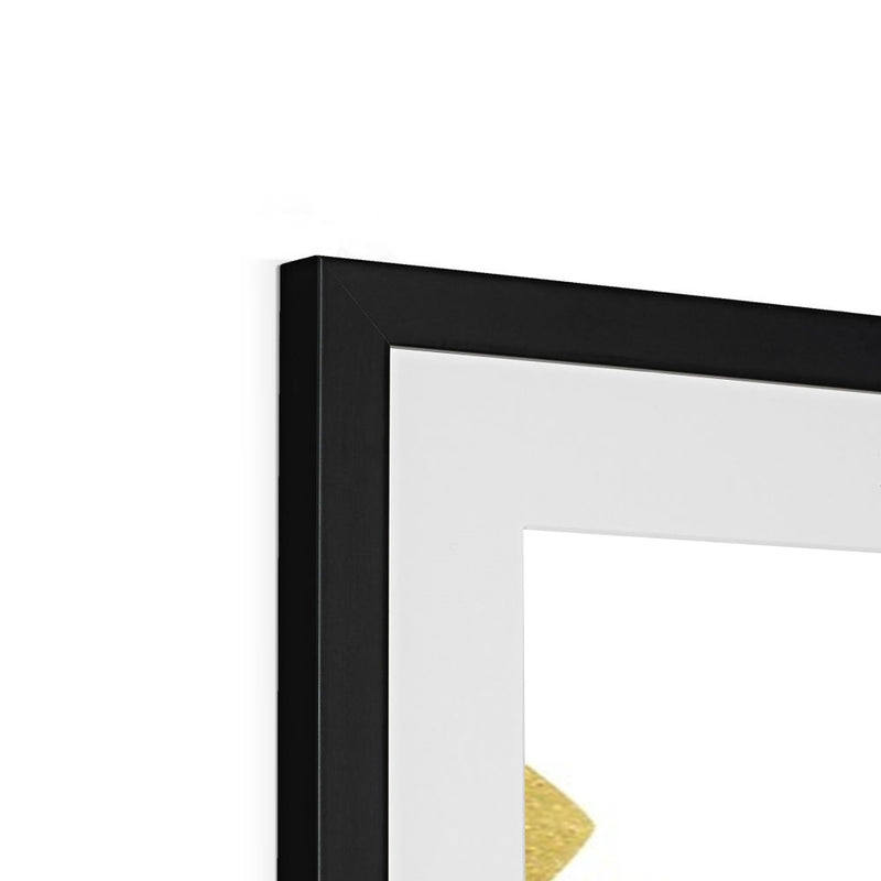 Black and Gold Framed Print | Mohammed Abdel Aziz