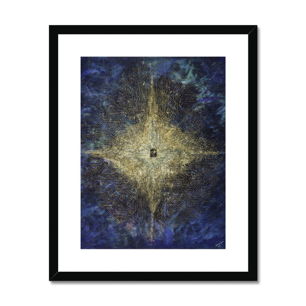 Tawaaf 2.3 Circuit Board Framed Print | Siddiqa Juma