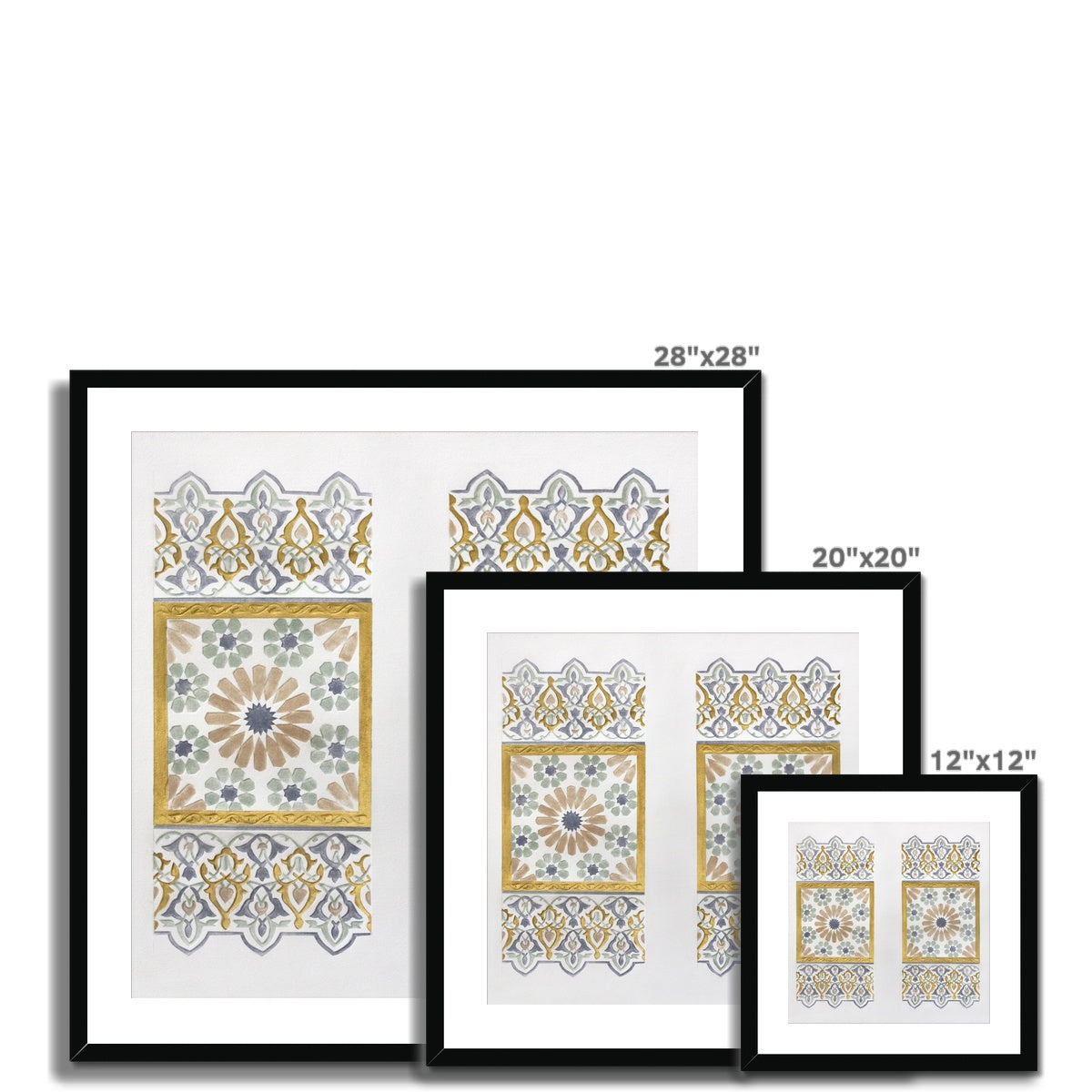 Motif 2 | Raeda Ashour Framed & Mounted Print