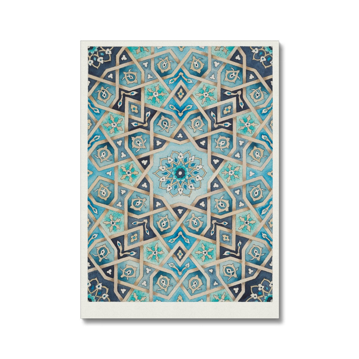 Baraka Blues Canvas | Margi Lake