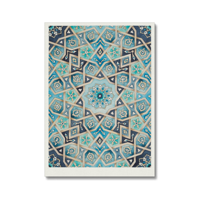 Baraka Blues Canvas | Margi Lake