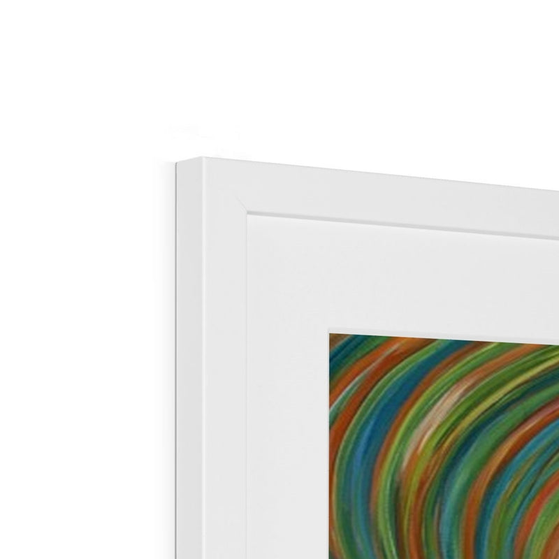 Allah Swirl Framed Print | Siddiqa Juma