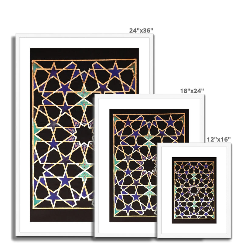 Midnight in Persia Framed Print | Raanaz Shahid