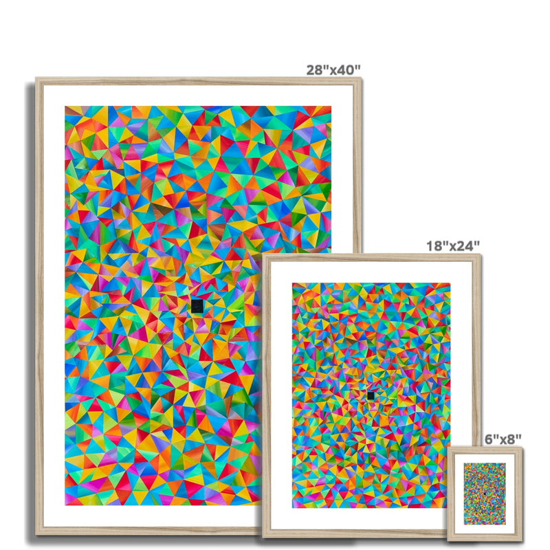 Diversity - Origami Framed & Mounted Print