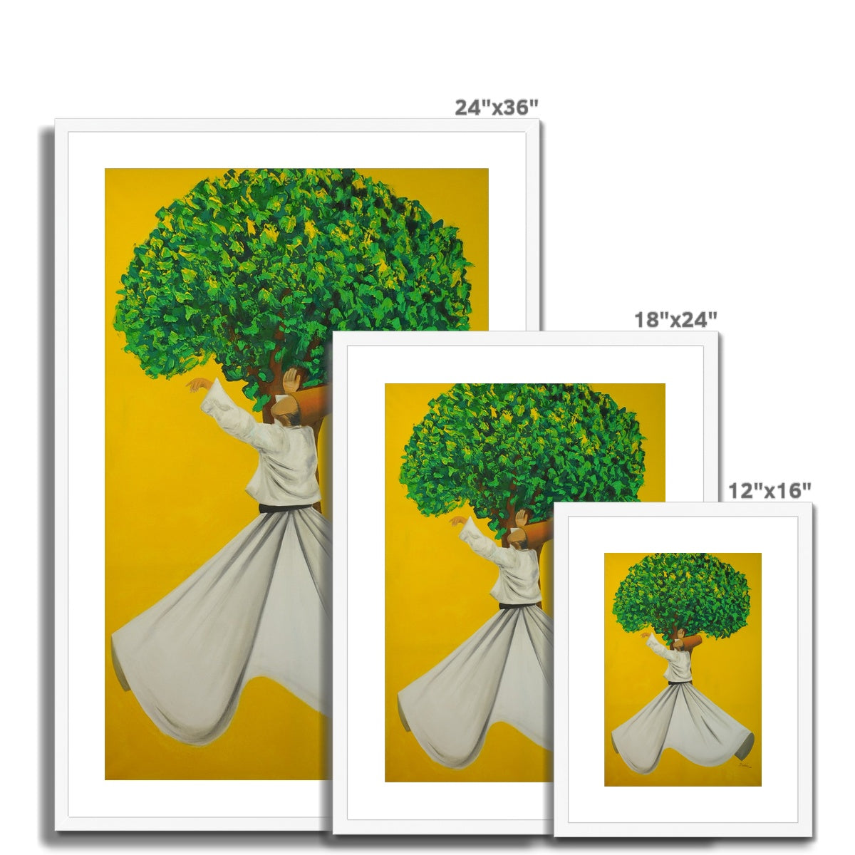 Sufi 4 Framed Print | Sadaf Farasat
