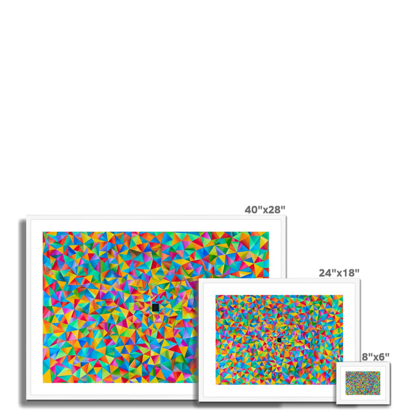 Diversity - Origami Framed & Mounted Print