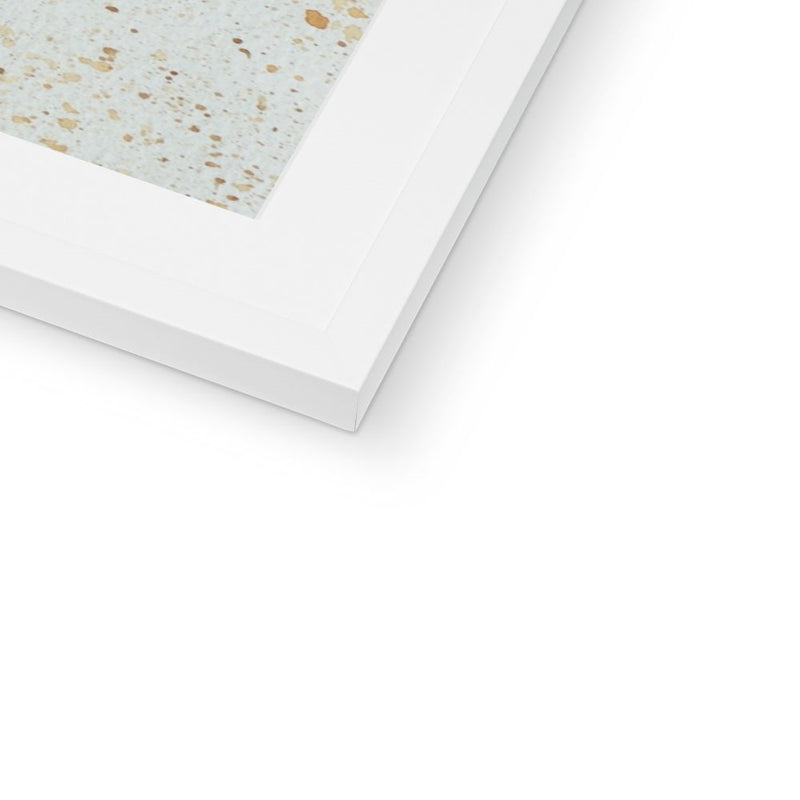 Black Hexagon Framed Print | Marido Coulon