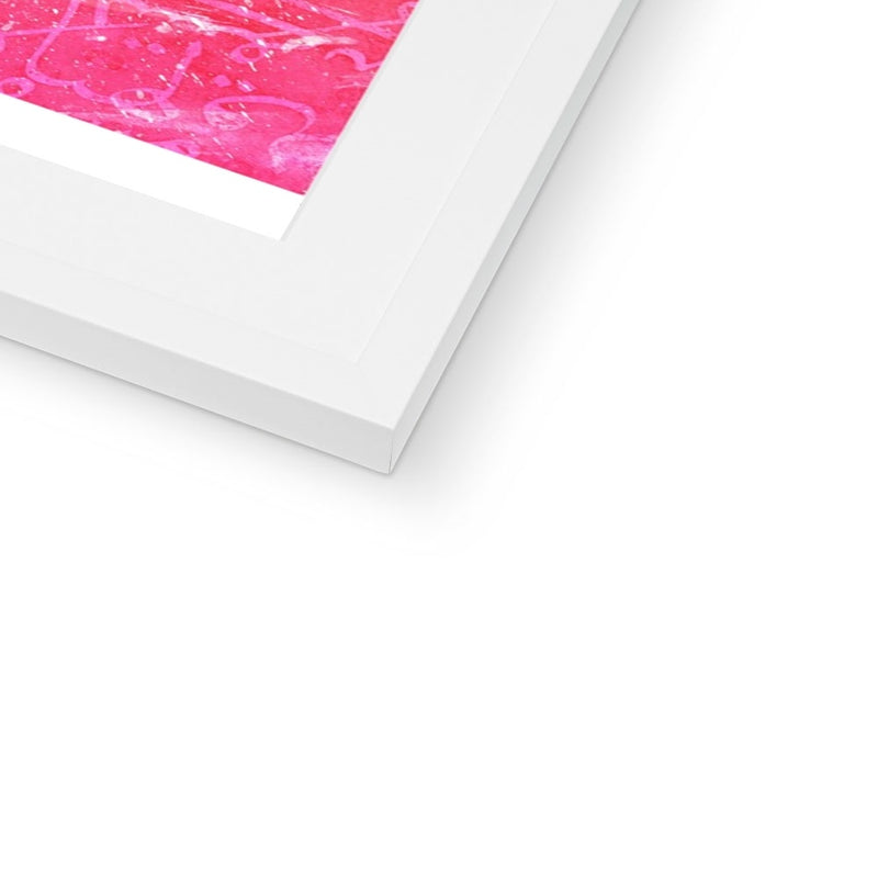 Calligraffiti Circle Framed Print | Teakster