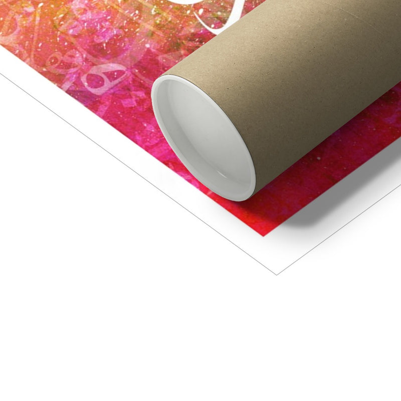 Calligraffiti Square Art Print | Teakster