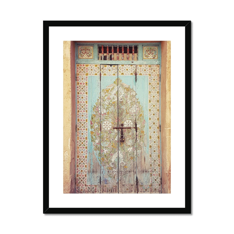 Painted Door Framed Print | Abu Ayyub