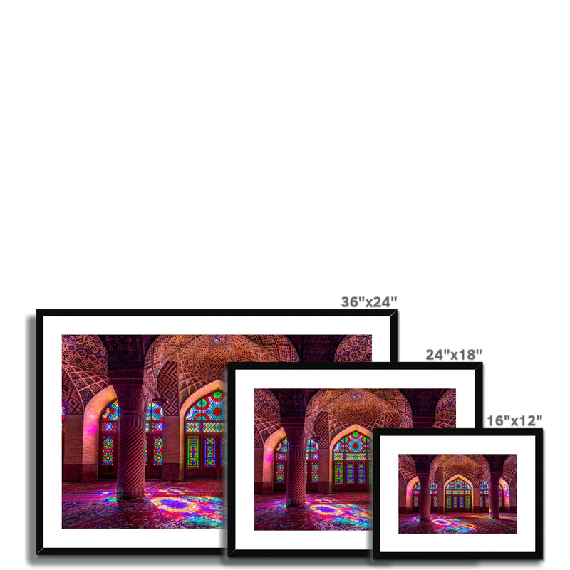 Nasirol Molk Mosque Shiraz Framed Print | Ayaz Ali