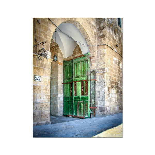 Door in Jerusalem, Palestine | Sara Russell Fine Art Print