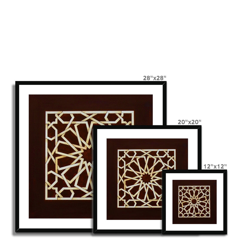 Square of Chocolate Framed Print | Marido Coulon