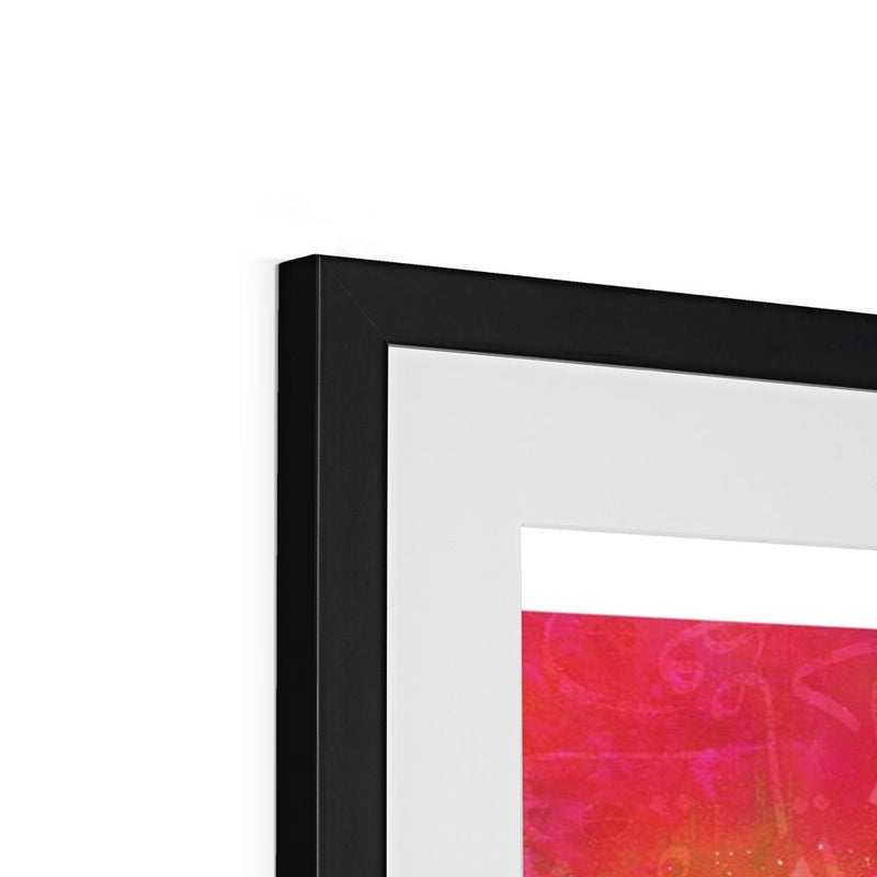Calligraffiti Square Framed Print | Teakster