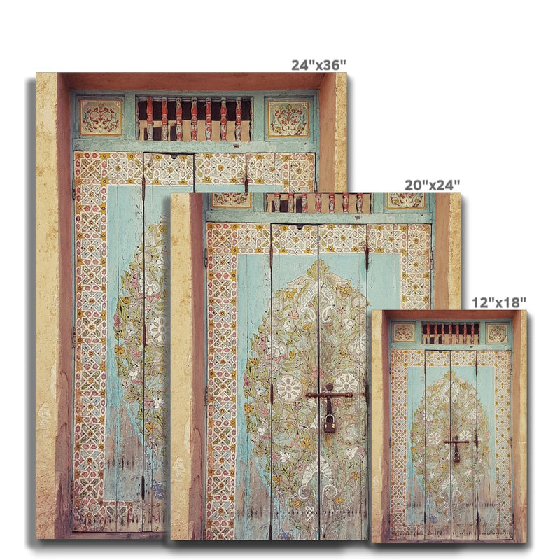 Painted Door Canvas | Abu Ayyub