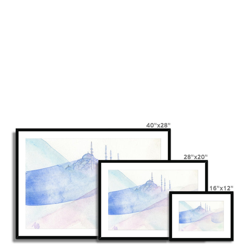 Blue Mosque | Nadia Djavanshir Framed & Mounted Print
