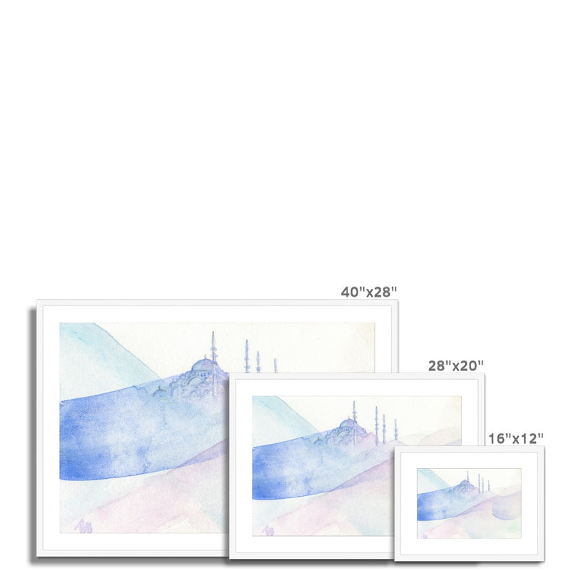 Blue Mosque | Nadia Djavanshir Framed & Mounted Print