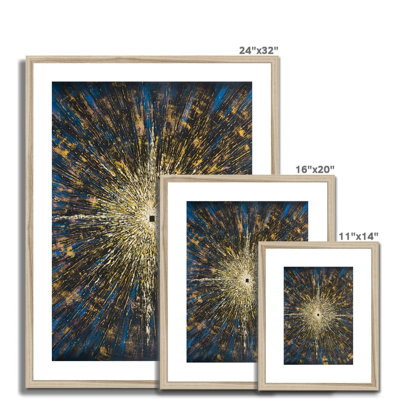 Tawaaf 2.5 (Star) Framed Print | Siddiqa Juma