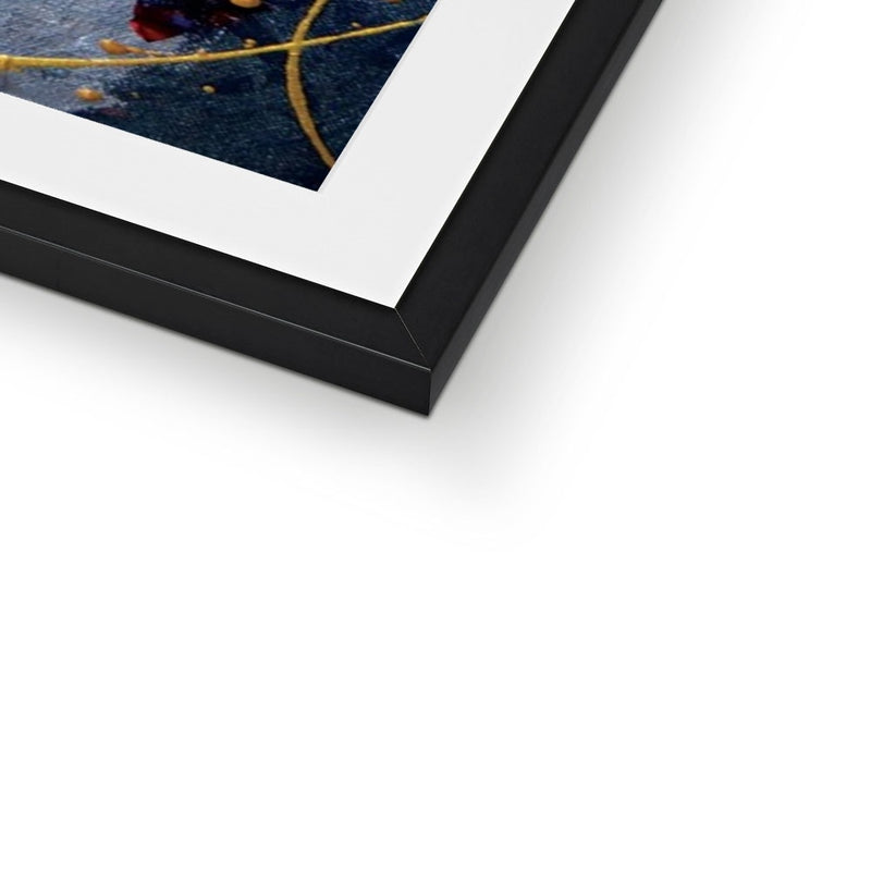 Calligraphy 17 Framed Print | Irfan Mirza