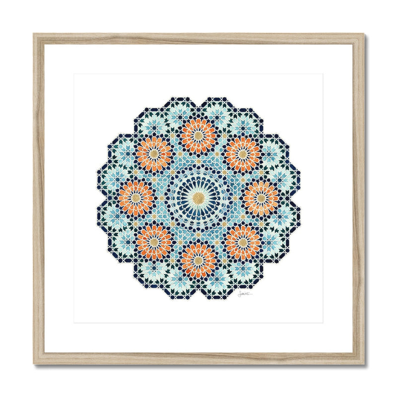 Blue Sun Framed Print | Sandy Kurt