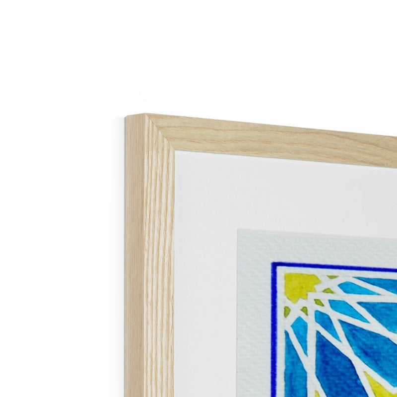 Turquoise Framed Print | Marido Coulon