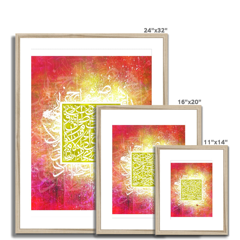 Calligraffiti Square Framed Print | Teakster