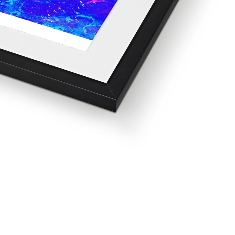 Calligraffiti Pentagon Framed Print | Teakster