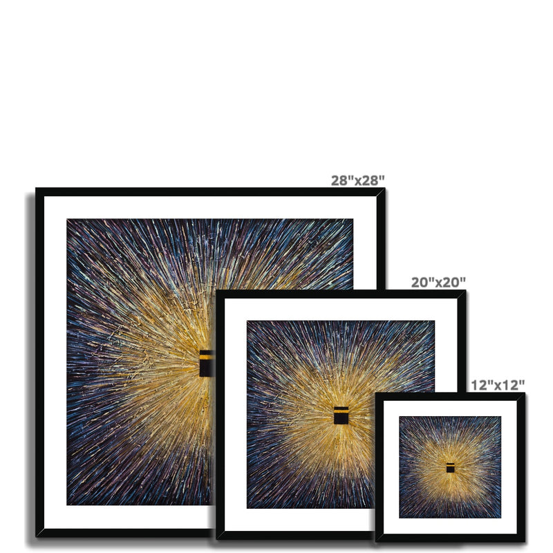 Supernova Framed Print | Siddiqa Juma