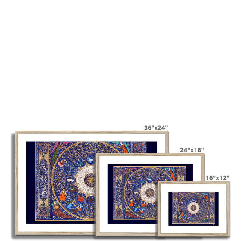 Iskandar Horoscope Framed Print | Zeynep Elci