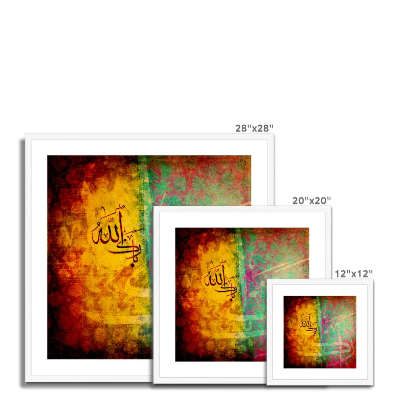 Barakallah Framed Print | Samir Malik