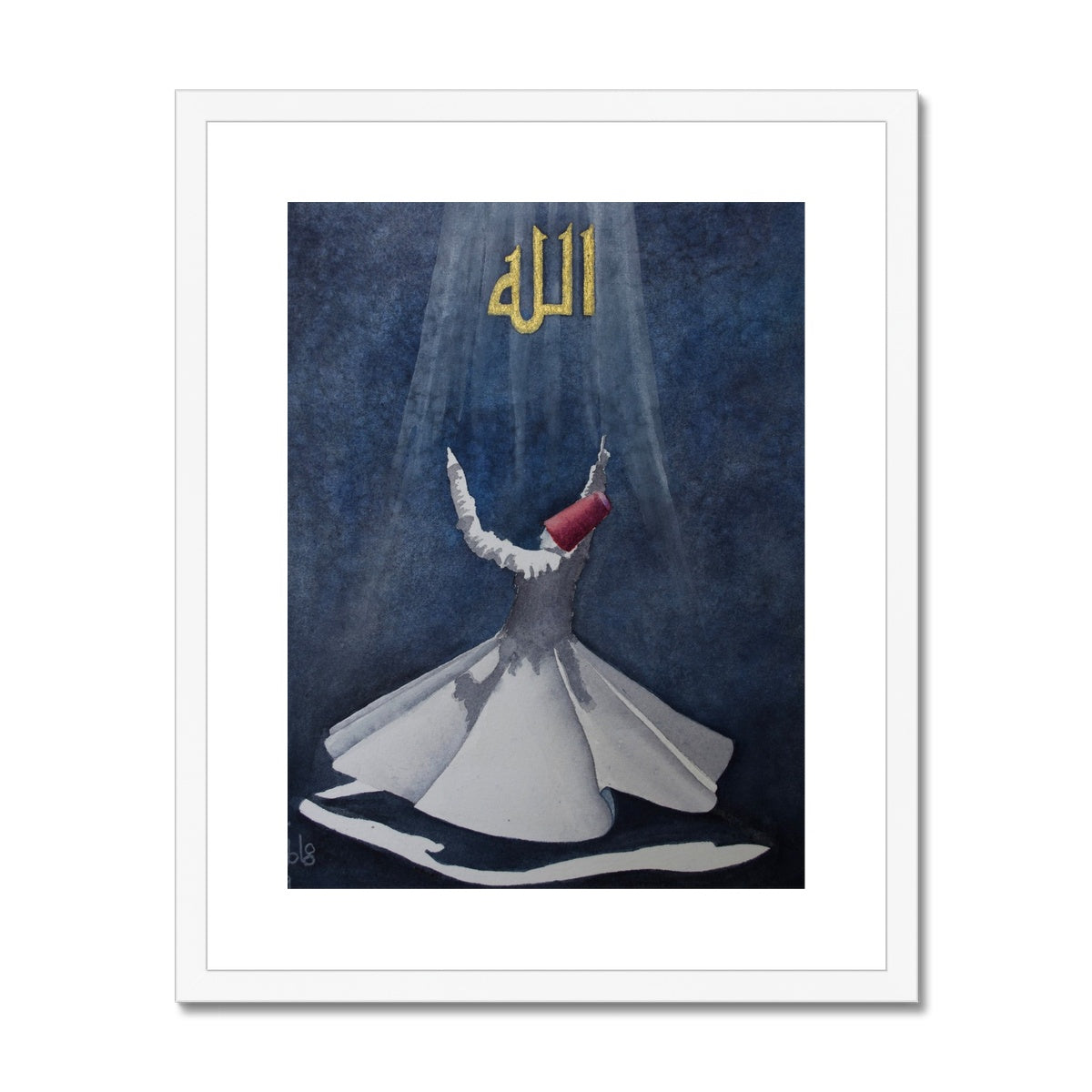 Sufi Light Framed Print | Fatimah Agha