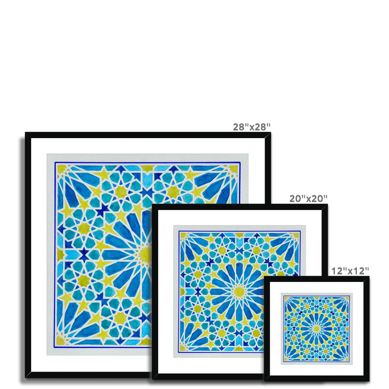 Turquoise Framed Print | Marido Coulon